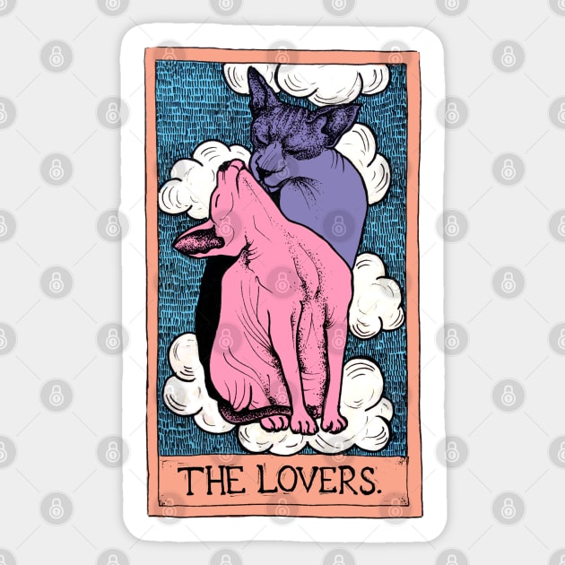 The Lovers Sticker by dezintegracija